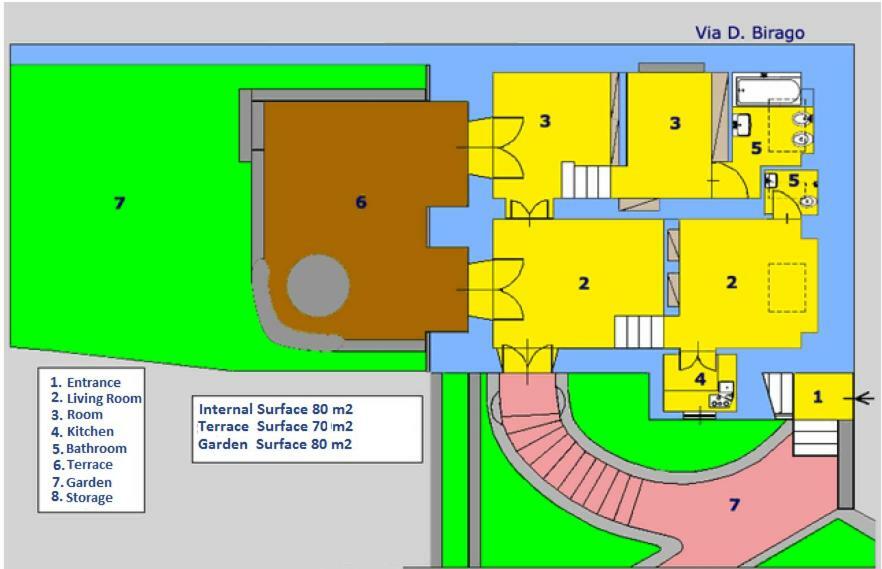 Villa Castello Apartments كابري المظهر الخارجي الصورة
